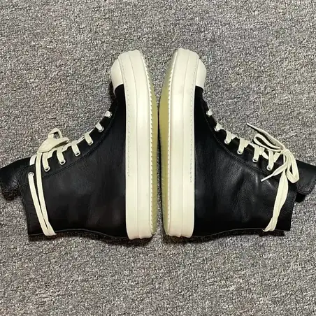 Rick Owens Geobasket High-Top Sneakers en negro